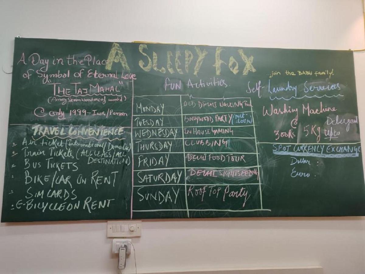 A Sleepy Fox Hostel Νέο Δελχί Εξωτερικό φωτογραφία